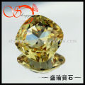 square right angle light golden yellow cubic zirconia(CZSQ000005-12x12-07)